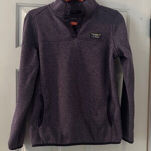 L.L. Bean Purple Sweater fleece